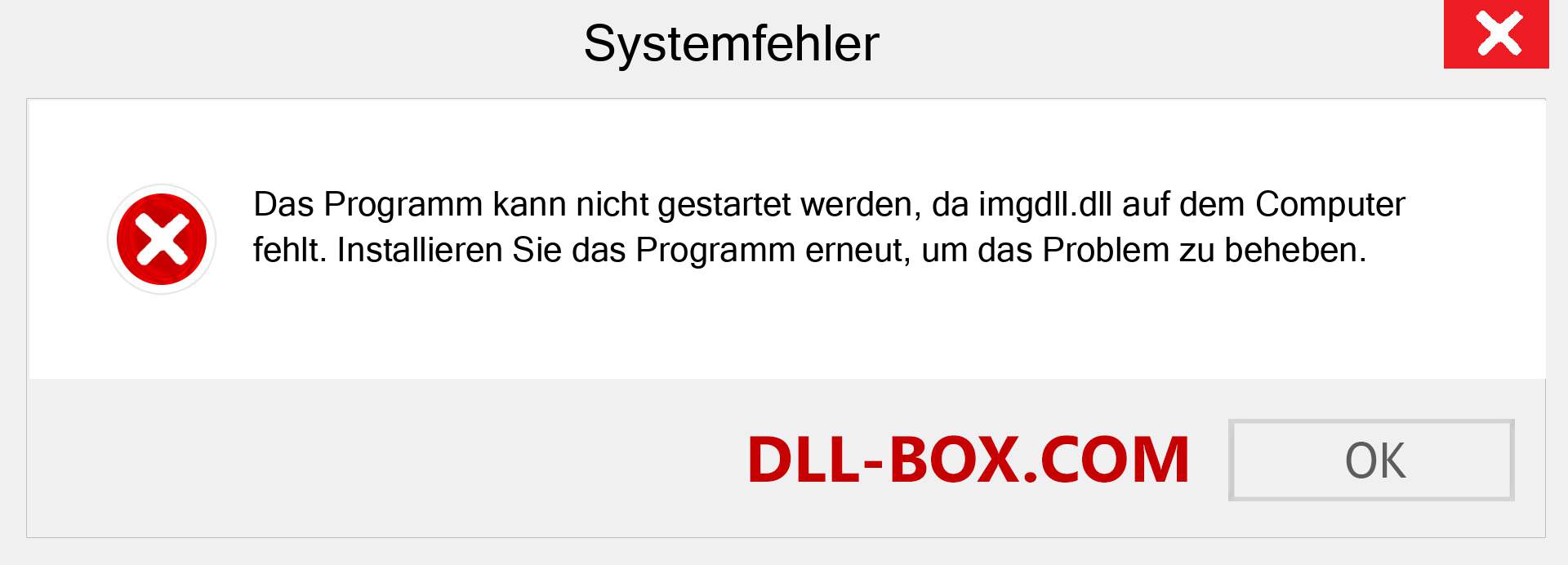 imgdll.dll-Datei fehlt?. Download für Windows 7, 8, 10 - Fix imgdll dll Missing Error unter Windows, Fotos, Bildern