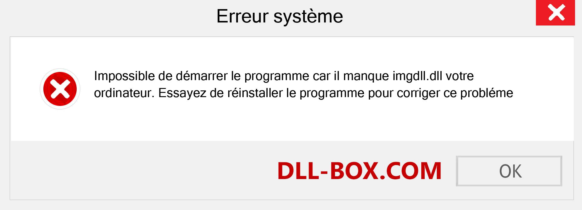 Le fichier imgdll.dll est manquant ?. Télécharger pour Windows 7, 8, 10 - Correction de l'erreur manquante imgdll dll sur Windows, photos, images